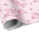 Search for pink unicorn wrapping paper Whimsical