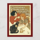 Search for vintage chocolate advertisement postcards French