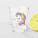 Search for unicorn shot glasses Rainbow