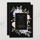 Search for lavender black wedding invitations Vintage