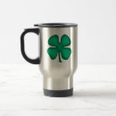 Search for 4 leaf clover drinkware Irish