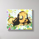Search for cartoon dog canvas prints Pets