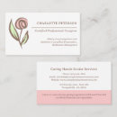 Search for caregiving business cards Caregiver