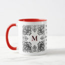 Search for red abstract mugs Drawing