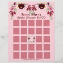 Search for burgundy flyers Bridal shower