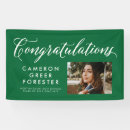 Search for congratulations graduate banners Green
