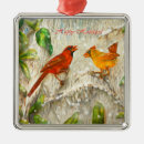 Search for male female cardinal christmas tree decorations Birds