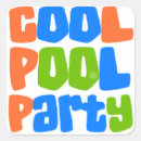 Search for swim party stickers Under the sea party