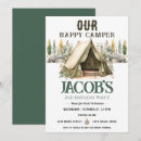 Search for camping tent invitations Rustic