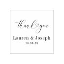 Search for wedding thank you rubber stamps Bride and groom