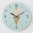Search for ice cream cones clocks Pink