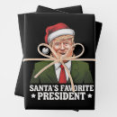 Search for funny trump wrapping paper Xmas
