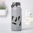 Search for black cat silhouette stickers Trendy