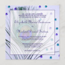 Search for purple peacock wedding invitations Blue