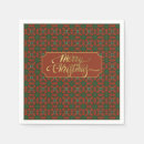 Search for red and gold christmas napkins Elegant