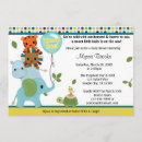 Search for animal parade invitations Jungle