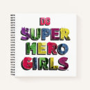 Search for girl superhero notebooks Dc comics