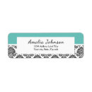 Search for teal return address labels Engagement