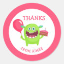 Search for pink monster stickers Party