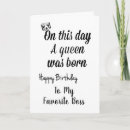 Search for manager birthday cards Supervisor