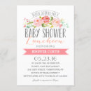 Search for luncheon baby shower invitations Floral