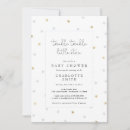 Search for grey and gold invitations Twinkle twinkle little star
