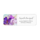Search for crocus return address labels Purple