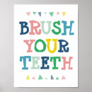 Search for children brushing teeth posters Brush your teeth