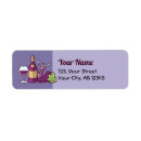 Search for wine bottle return address labels Grapes