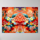 Search for japanese bird painting posters Gold