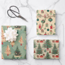 Search for nostalgic christmas wrapping paper Retro