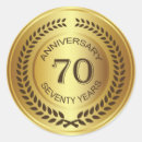 Search for 70th anniversary stickers Golden
