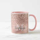 Search for gold confetti mugs Monogrammed