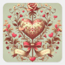 Search for vintage valentine stickers Retro