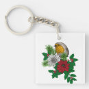 Search for christmas decorations key rings Illustration