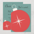 Search for cool christmas invitations Red