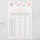Search for snowflake baby shower games Glitter