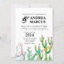 Search for cacti wedding invitations Boho
