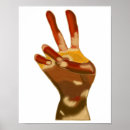 Search for peace sign posters Hand