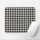 Search for houndstooth mouse mats White