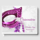 Search for masquerade guest books Quinceanera