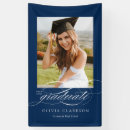 Search for high school graduation banners Blue