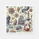 Search for nautical napkins Sealife