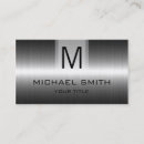 Search for stainless business cards Modern
