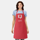 Search for red love heart aprons Valentine