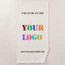 Search for business logo beach towels Promotional