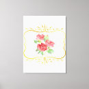 Search for vintage floral canvas prints Design