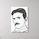 Search for current canvas prints Nikola tesla