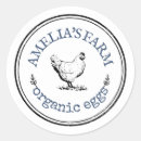 Search for organic eggs stickers Vintage