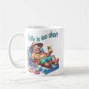 Search for life is too short mugs Quote